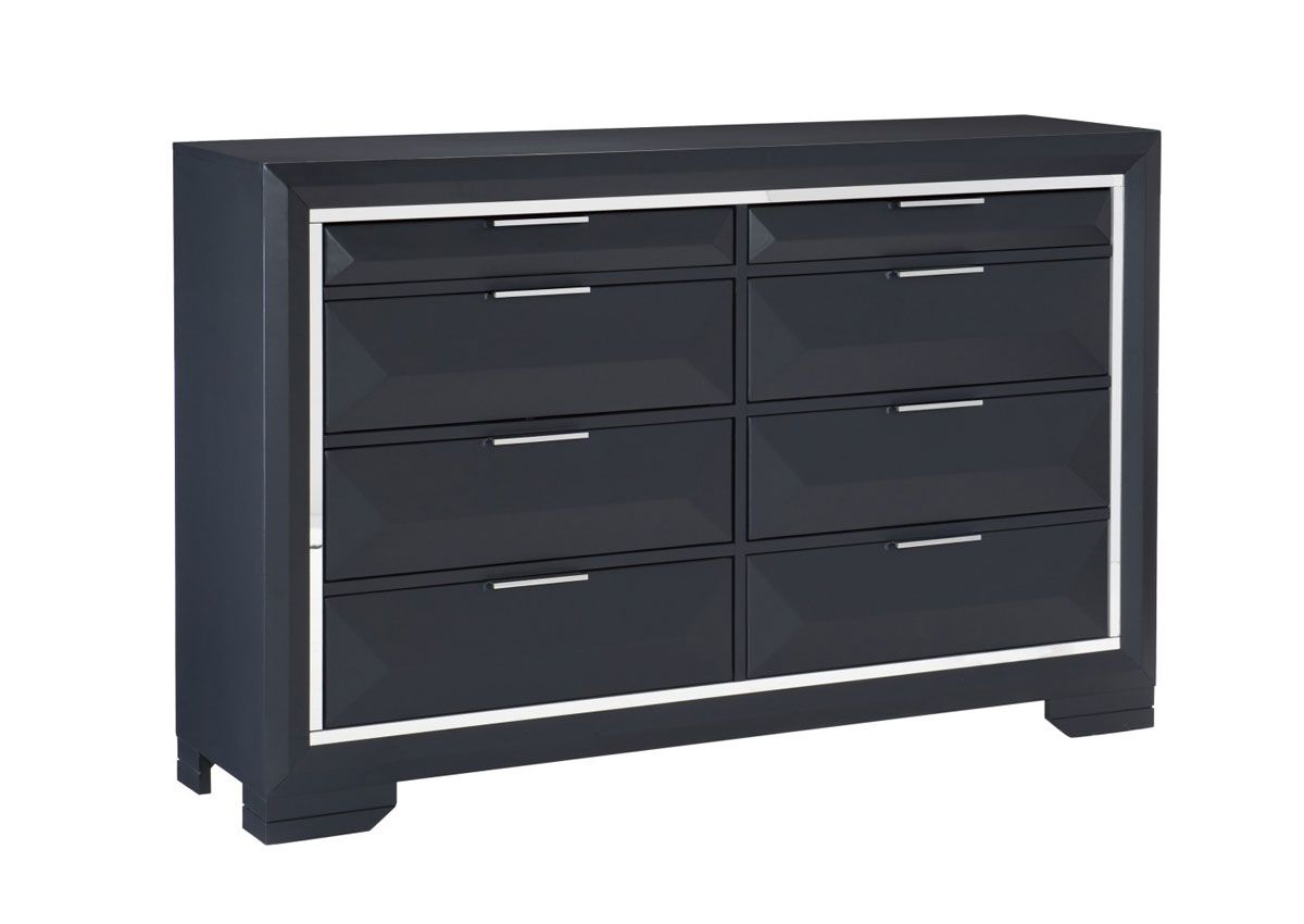 Lorel Dresser With Mirror Trim