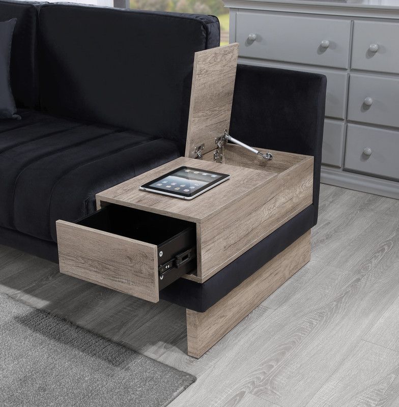 Loreta Sofa With End Table