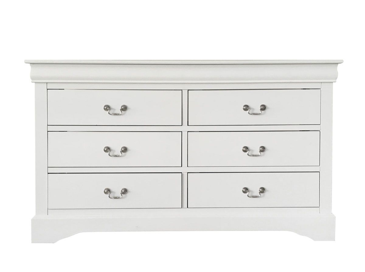 Louis Philippe White Dresser