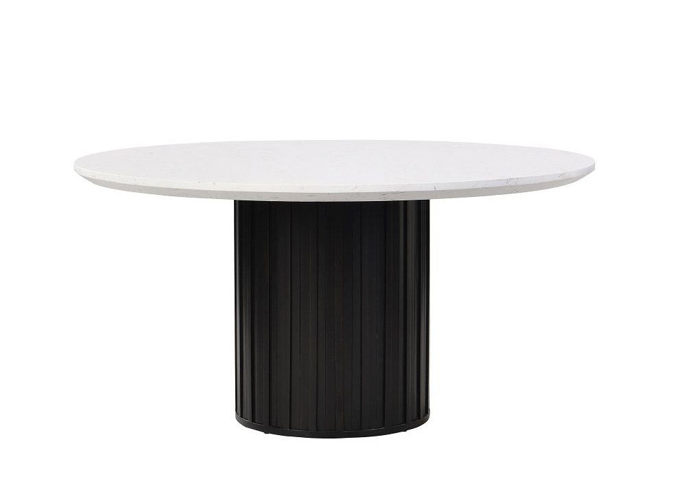 Ludon Round Marble Top Dining Table