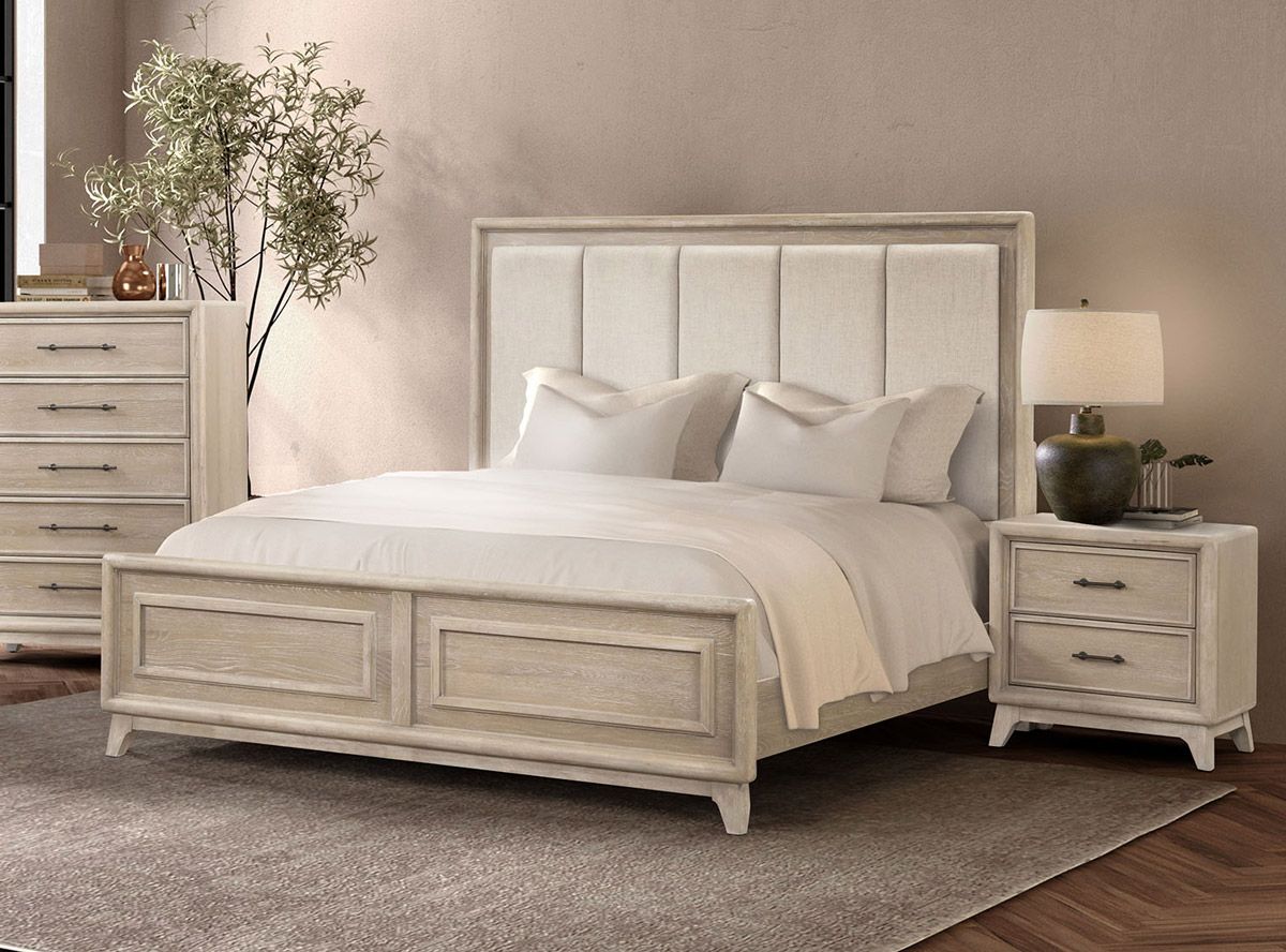 Madelyn Transitional Style Bed