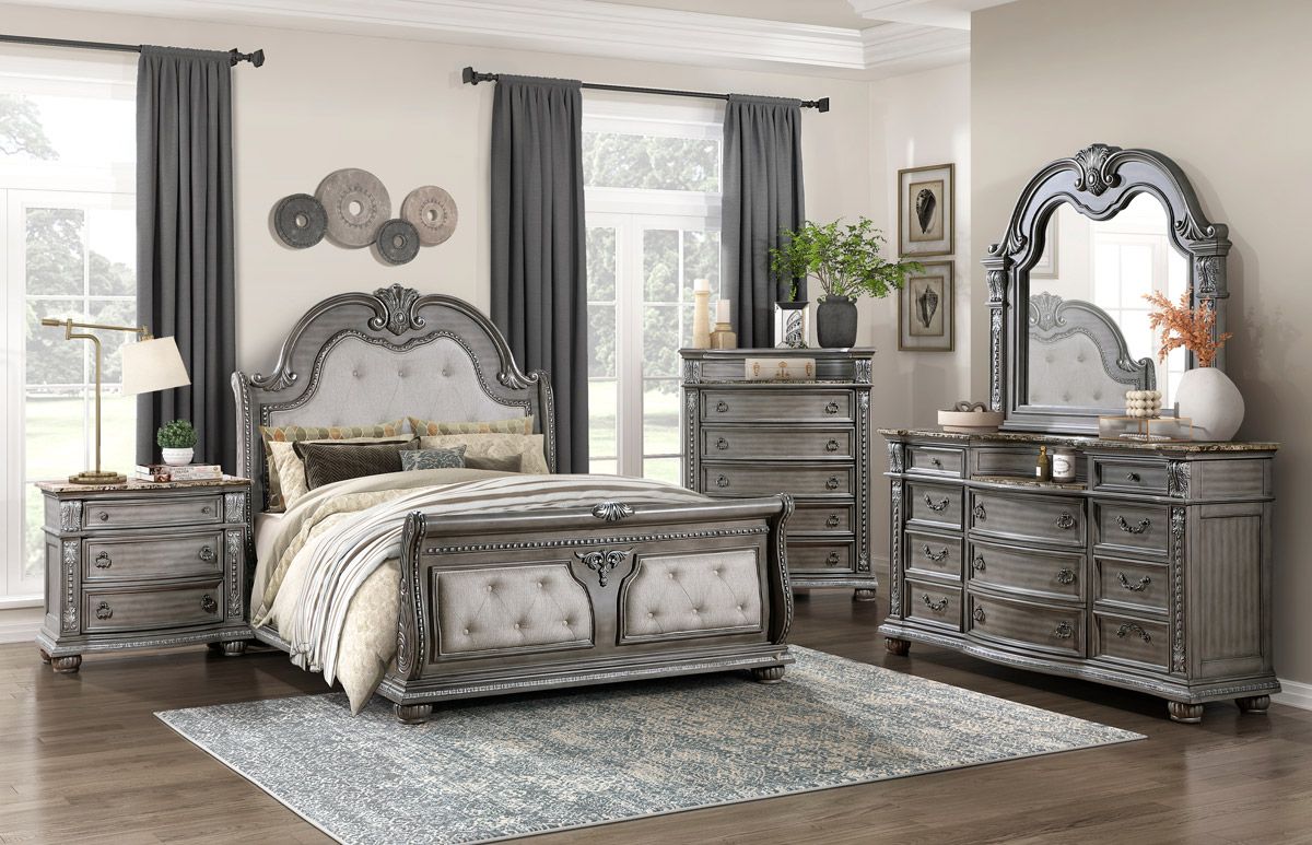 Mandan Traditional Style Bedroom Set