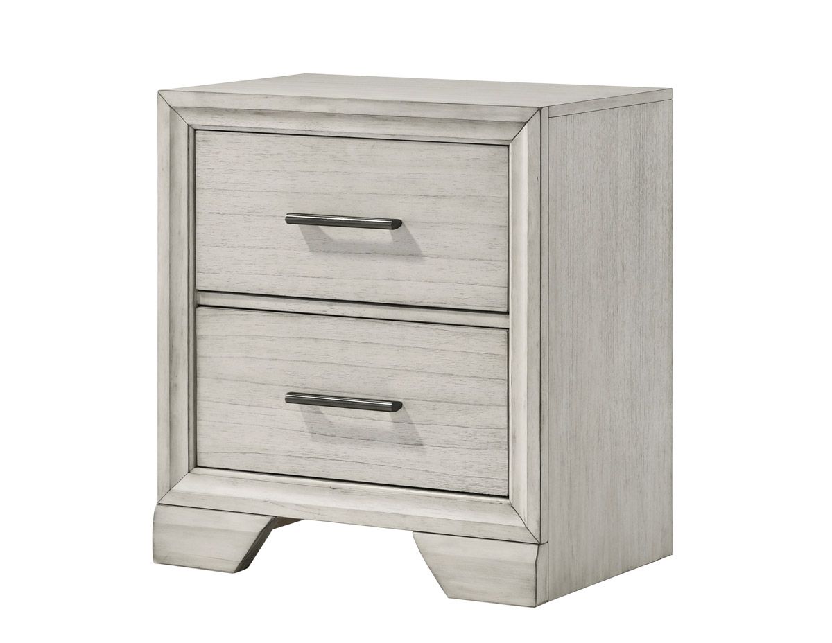 Manor White Finish Night Stand