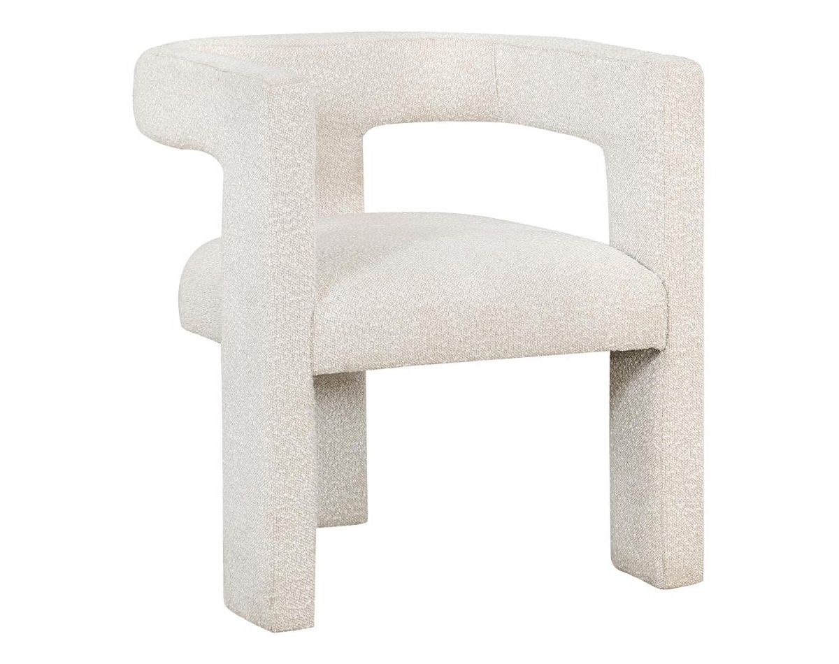 Marana White Modern Accent Chair