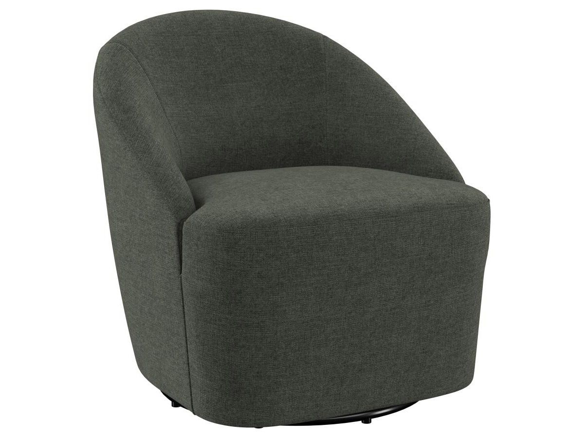 Maria Hunter Green Swivel Accent Chair