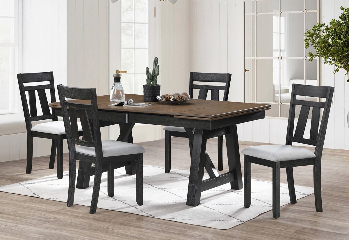 Marie Louise Two-Tone Dining Table Set