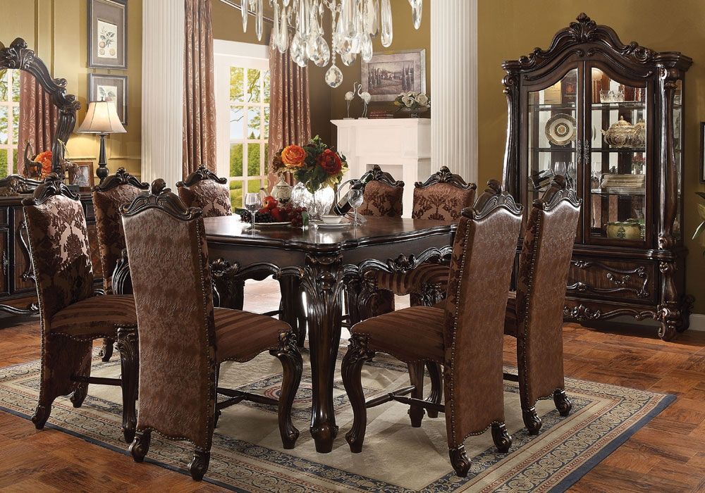 Marlyn Traditional Counter Height Table Set,Marlyn Traditional Counter Height Chair,Marlyn Traditional Style Curio