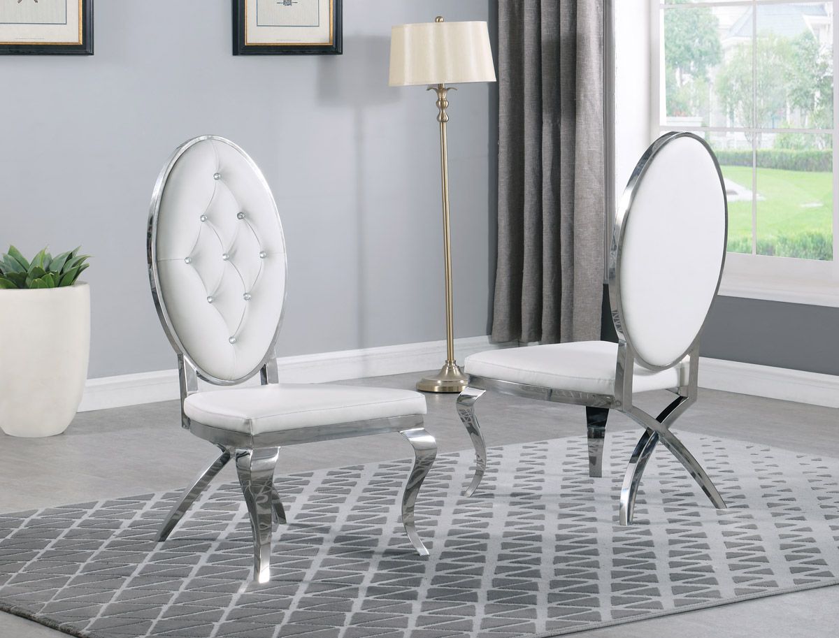 Marquette White Dining Chair