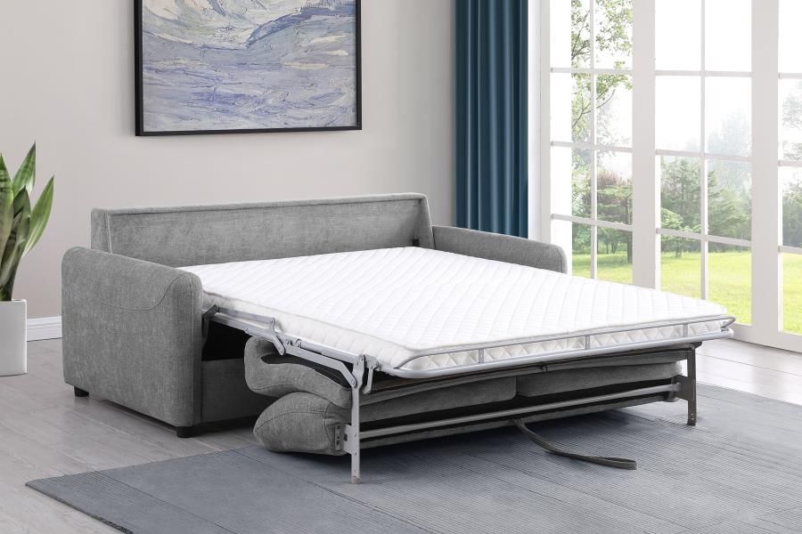 Mavis Grey Sofa Pull Out Sleeper