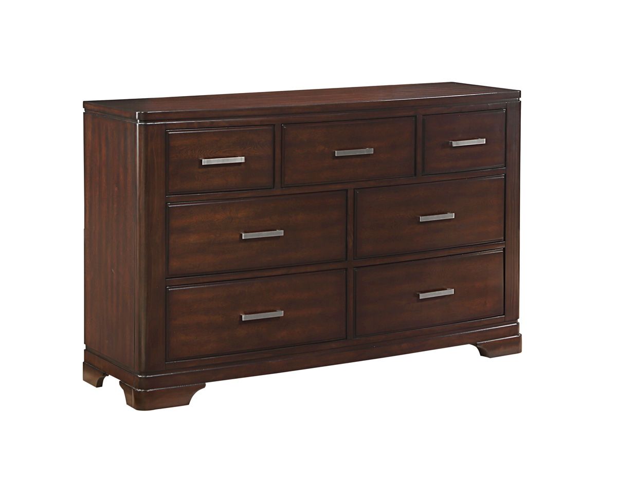 Meline Cherry Finish Dresser