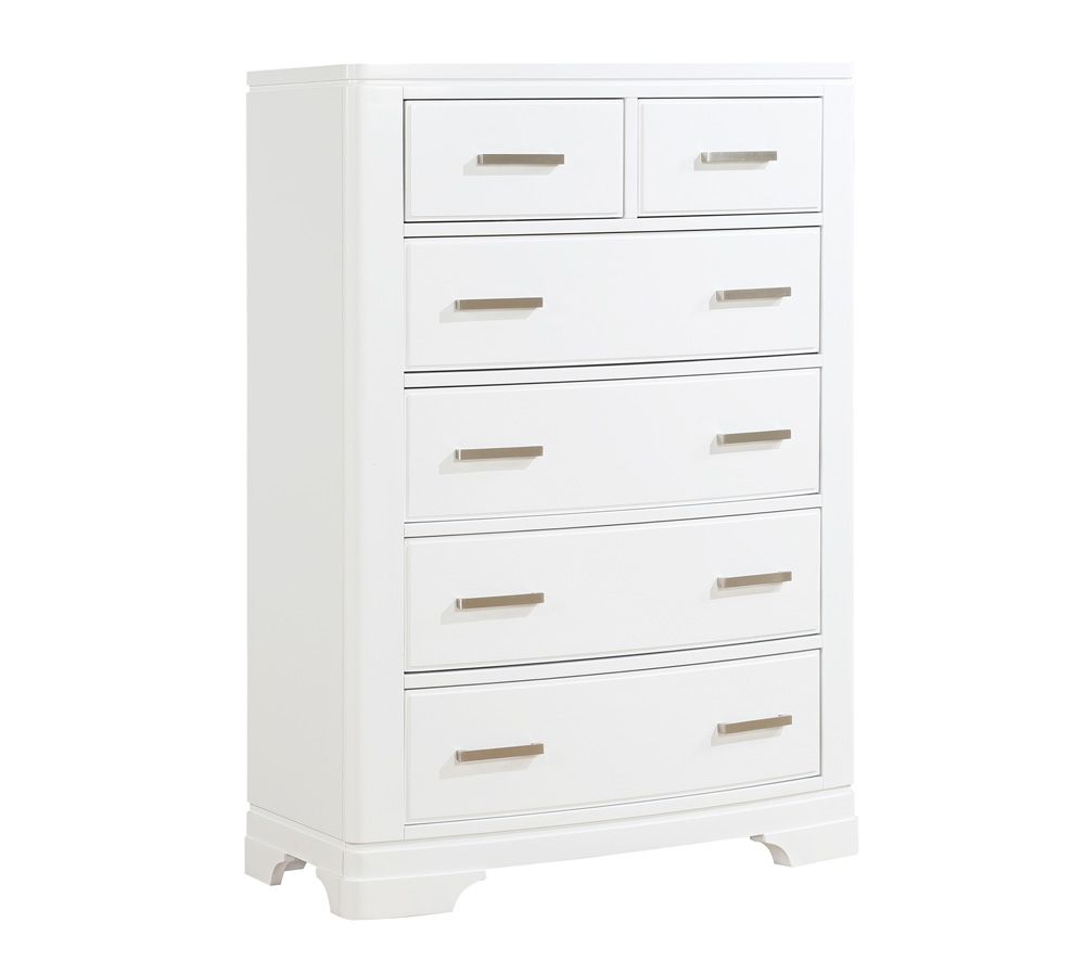 Meline White Finish Chest