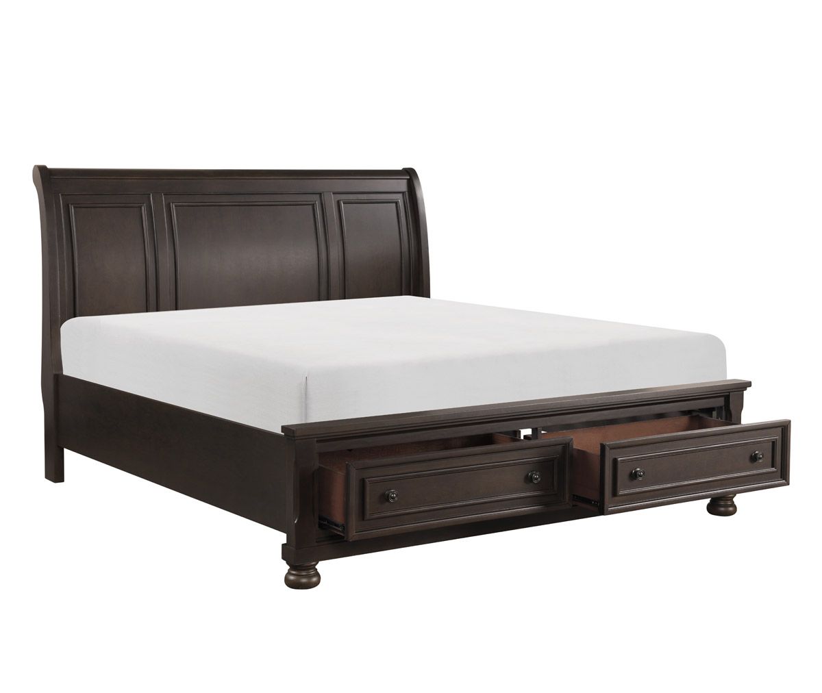 Merill Bed With Drawers