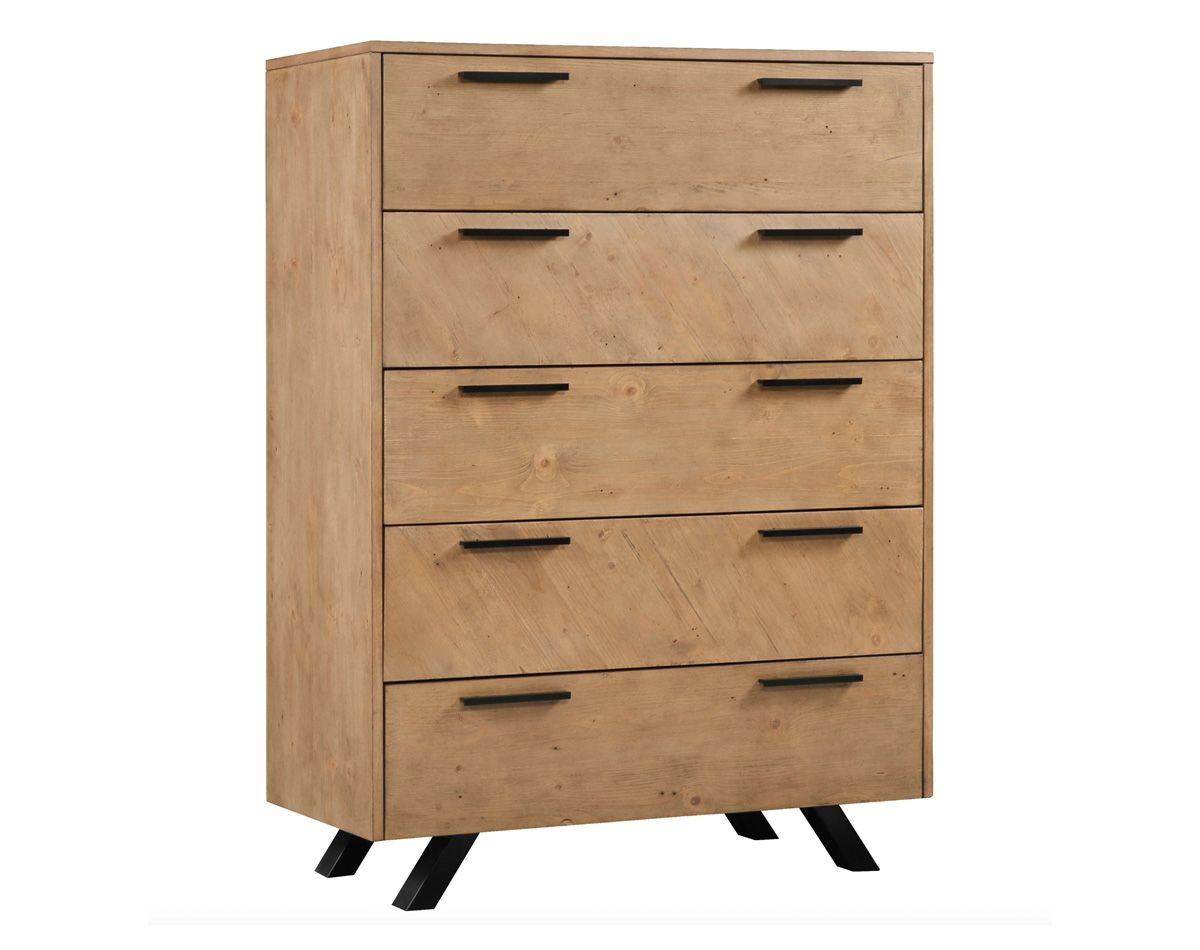 Mery Honey Brown Finish Chest