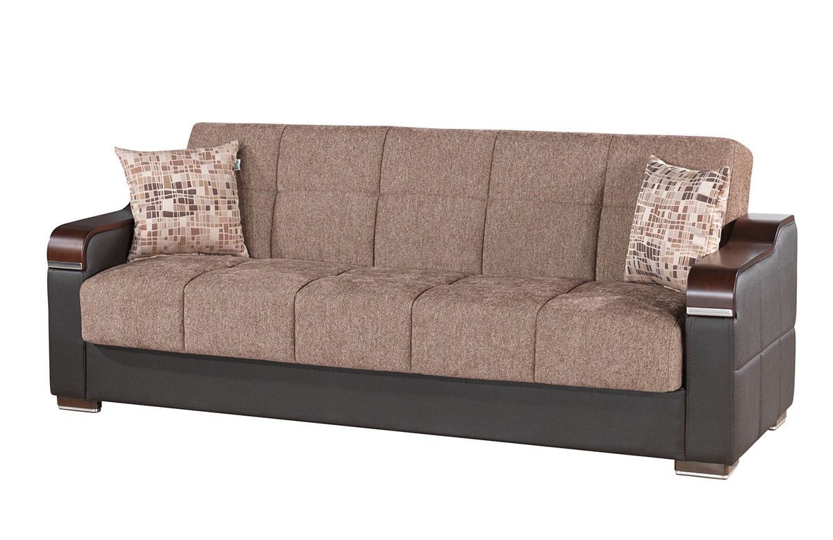 Metropol Brown Sofa