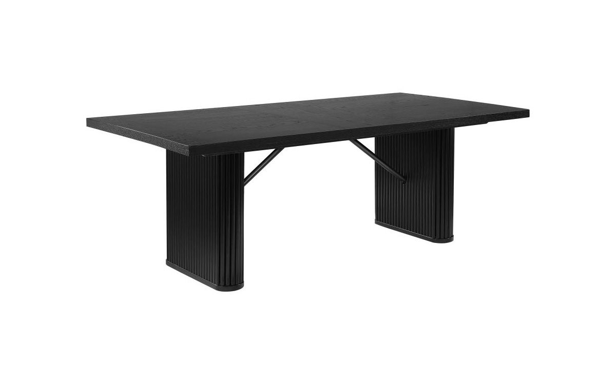 Meyrin Black Finish Dining Table