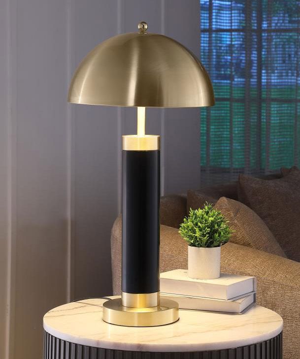 Mirage Dome Shade Pillar Table Lamp