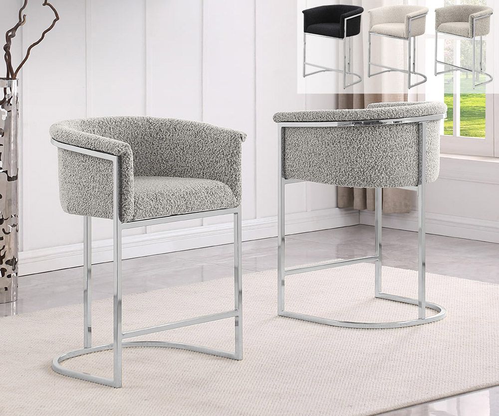 Modbury Boucle Counter Height Chairs