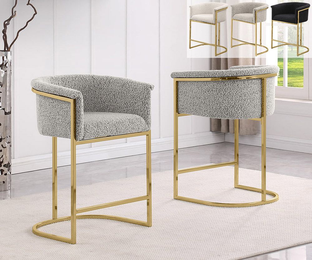 Modbury Gold Counter Height Chairs