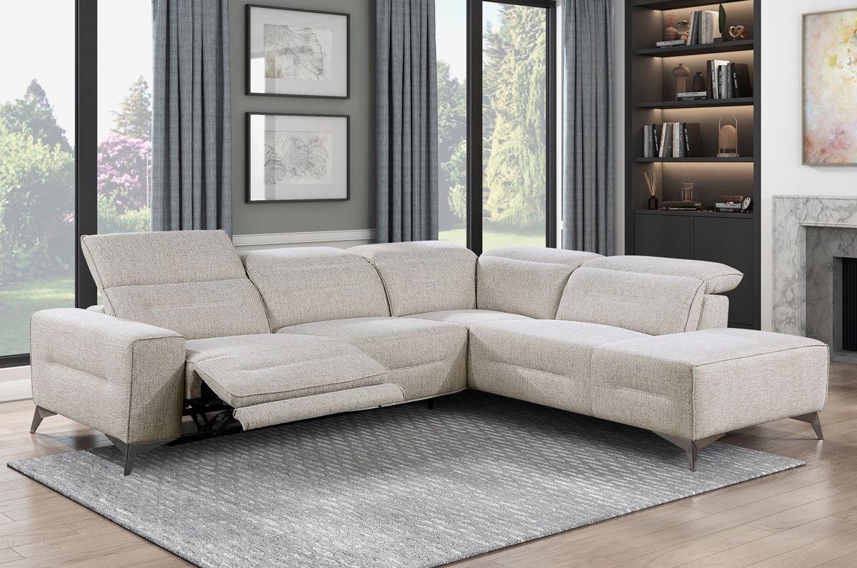 Monty Modern Power Recliner Sectional