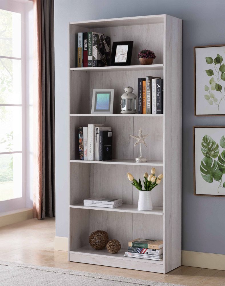 Mora Bookcase White Oak