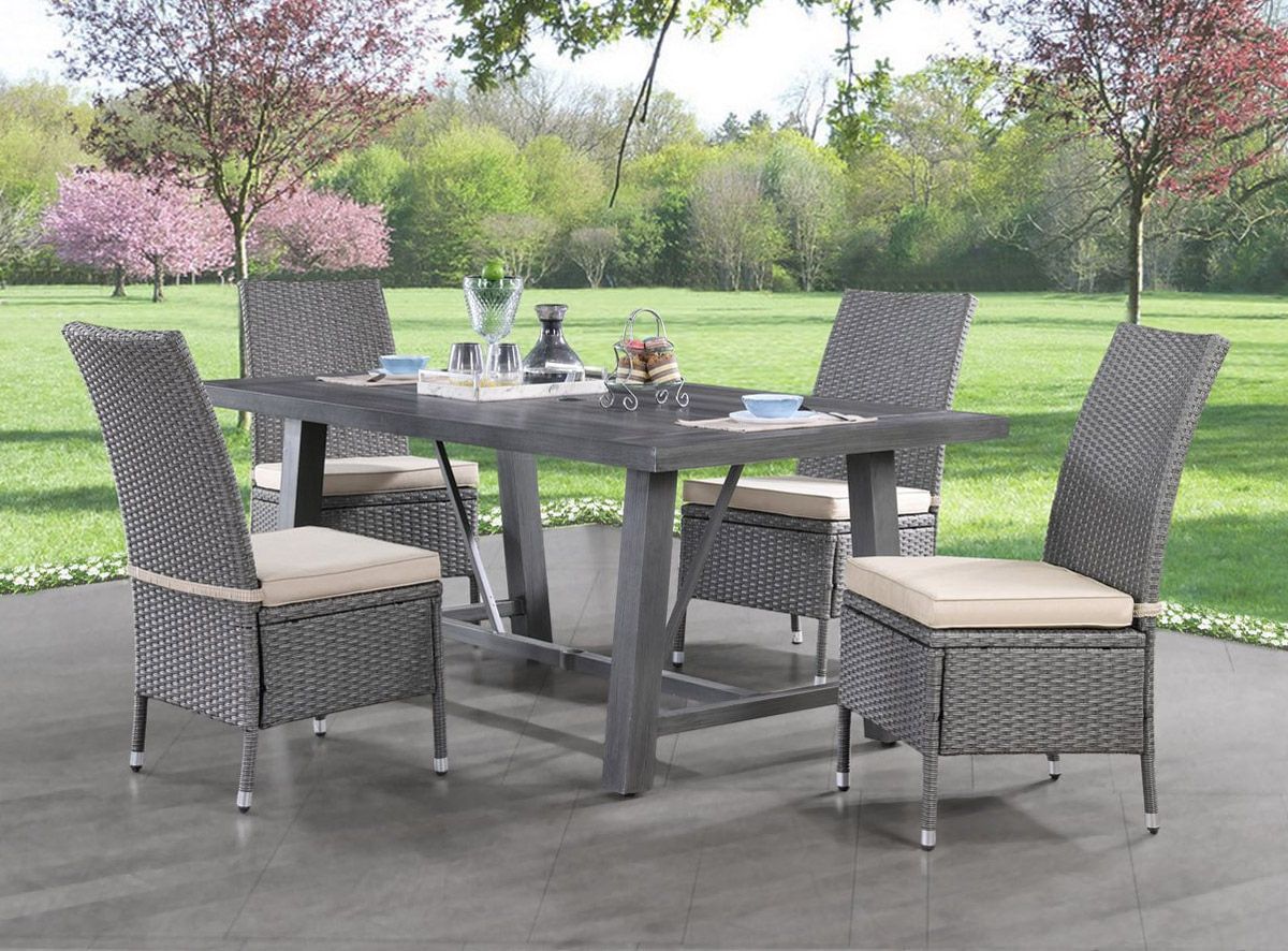 Morrilton Outdoor Dining Table Set