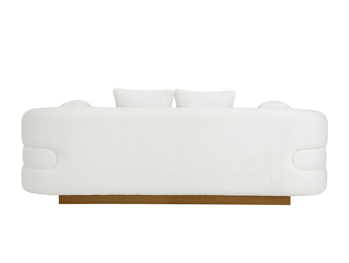 Mulsane White Boucle Sofa Back