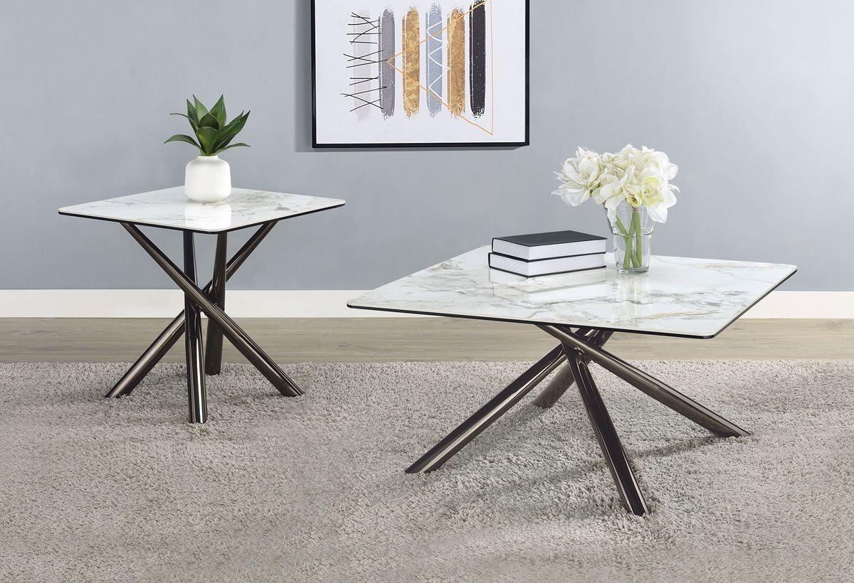 Nicolette Square Sintered Stone Coffee Table