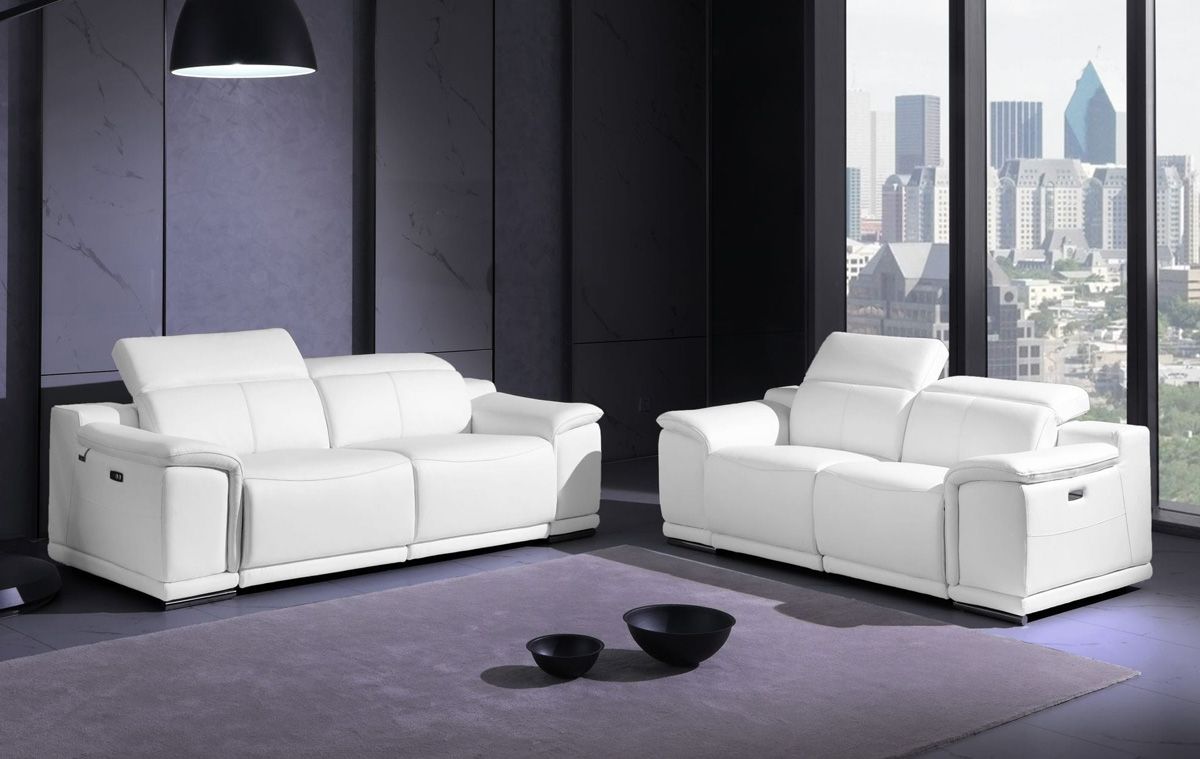 Nieves Modern Power Recliner Sofa Set