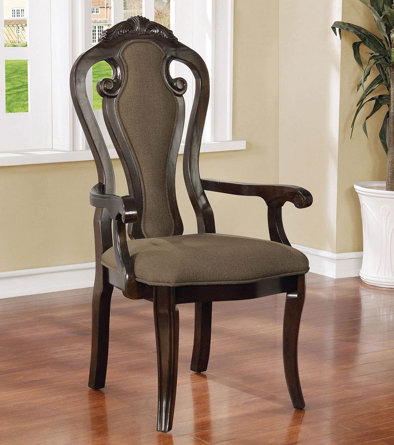 Nikolas Traditional Dining Arm Chair