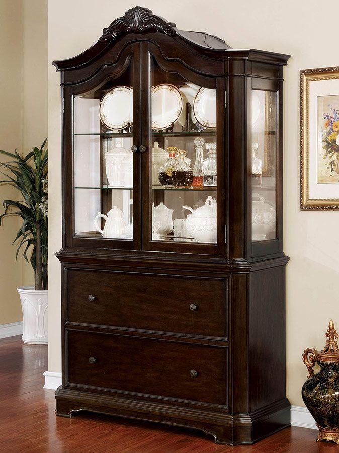 Nikolas Traditional Style China Cabinet