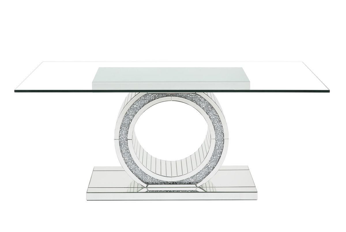 Oring Modern Mirrored Dining Table