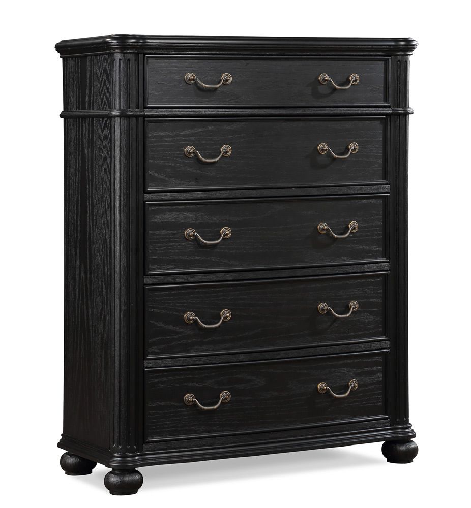 Orleans Black Finish Traditional Chest