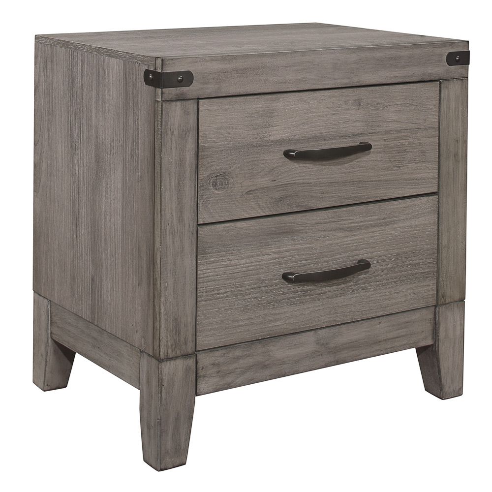 Otis Grey Finish Night Stand