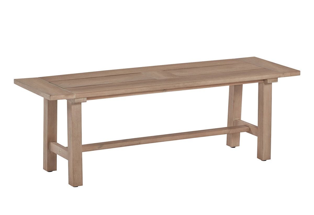 Palma Light Oak Outdoor Dining Bench