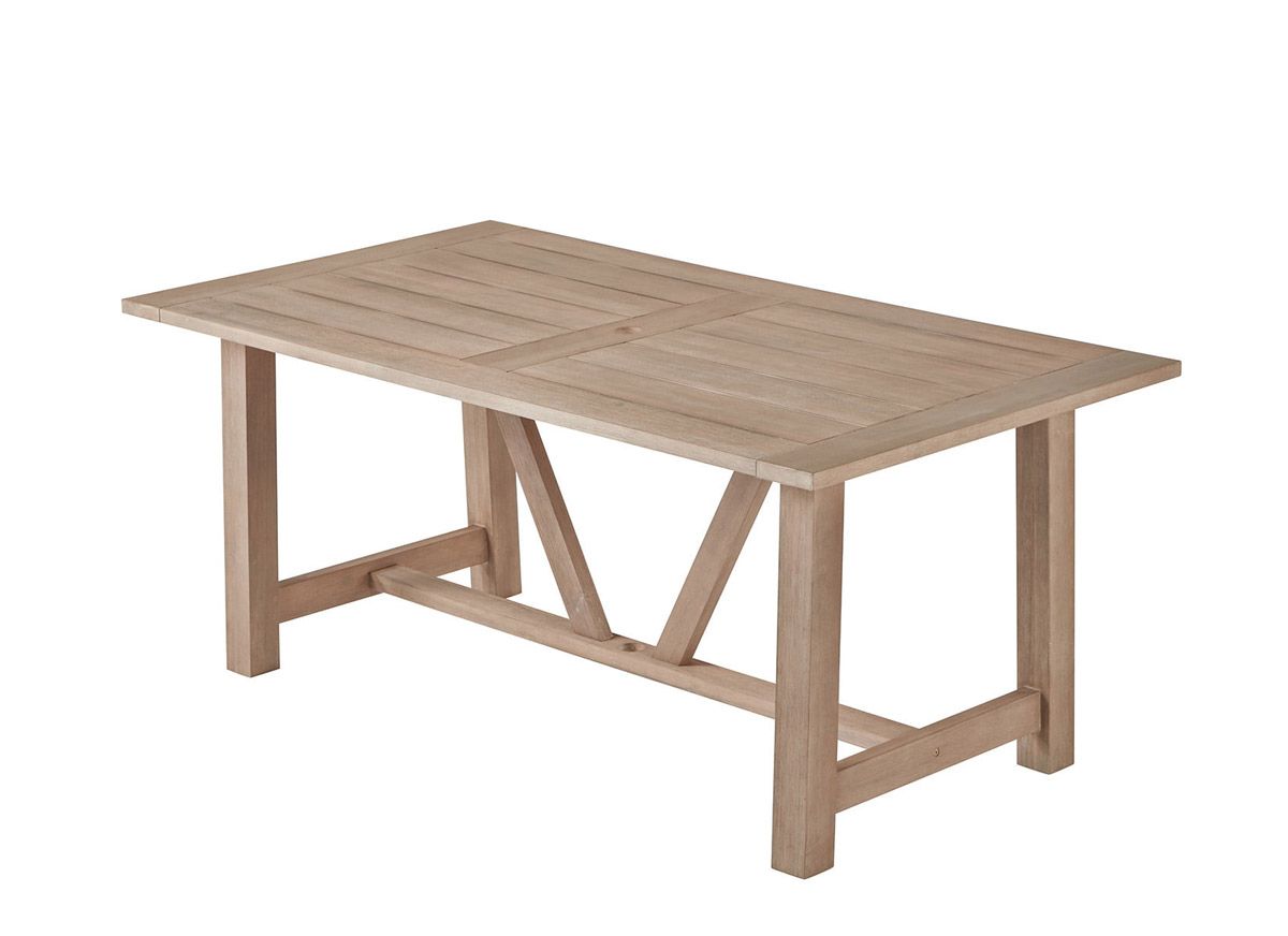 Palma Light Oak Outdoor Dining Table