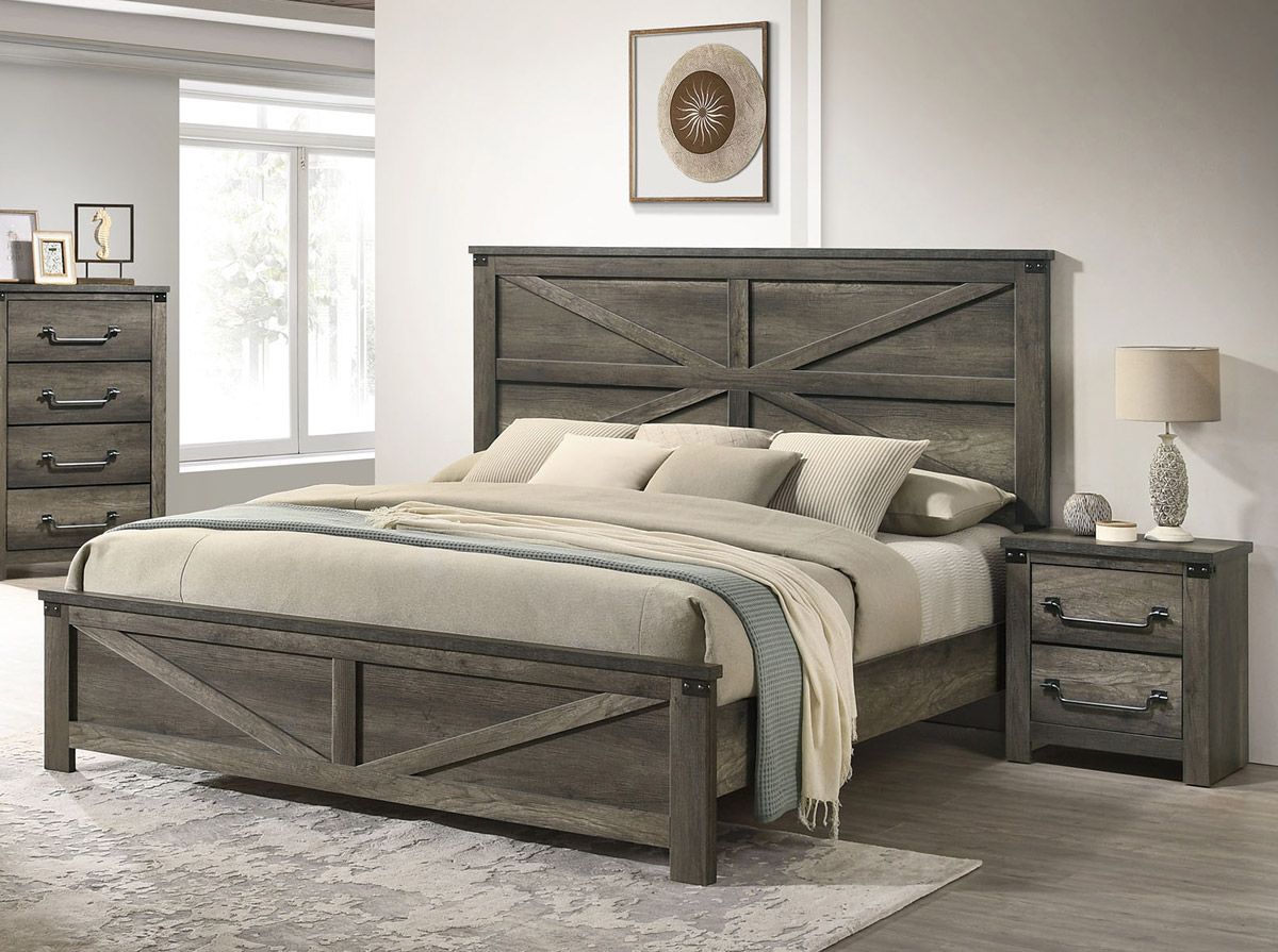 Palomino Rustic Farmhouse Bed