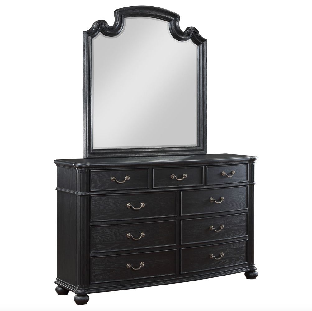 Parthenia Black Finish Dresser