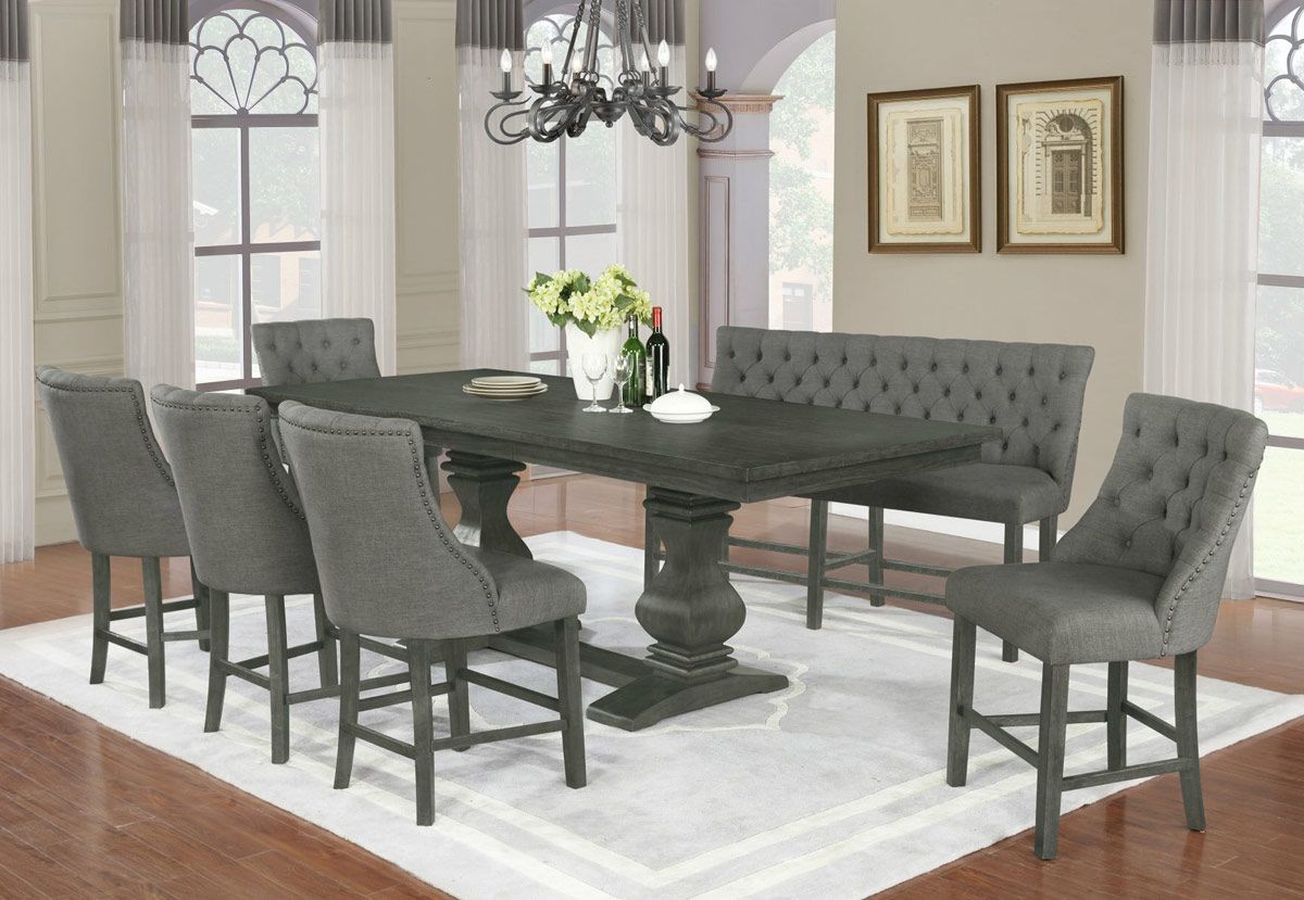 Formal counter 2025 height dining sets