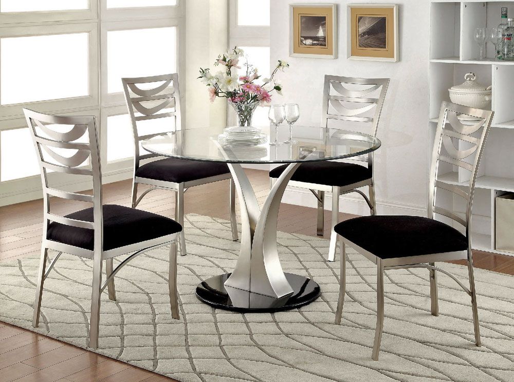 Pattin Modern Glass Top Table