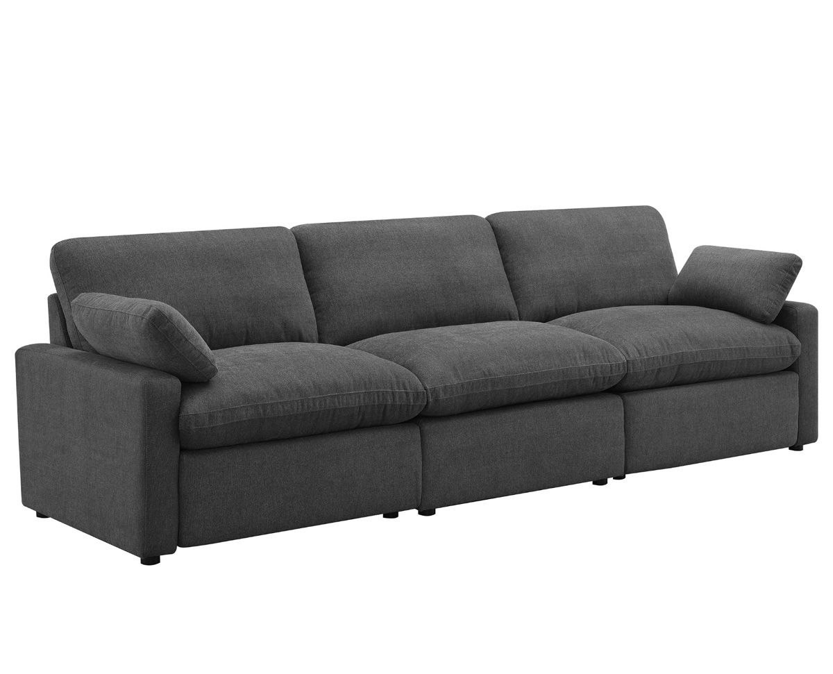 Payton Charcoal Power Recliner Oversized Sofa