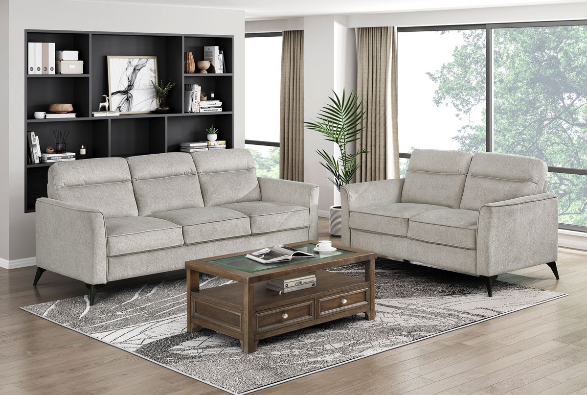 Pedro Tan Microfiber Casual Sofa Set