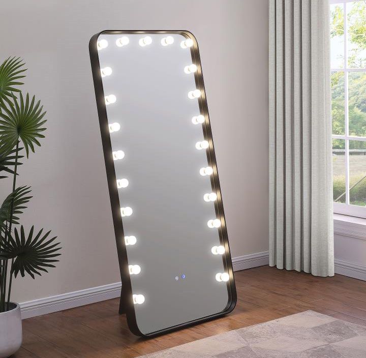 Phoenix LED Standing Mirror With Speakers