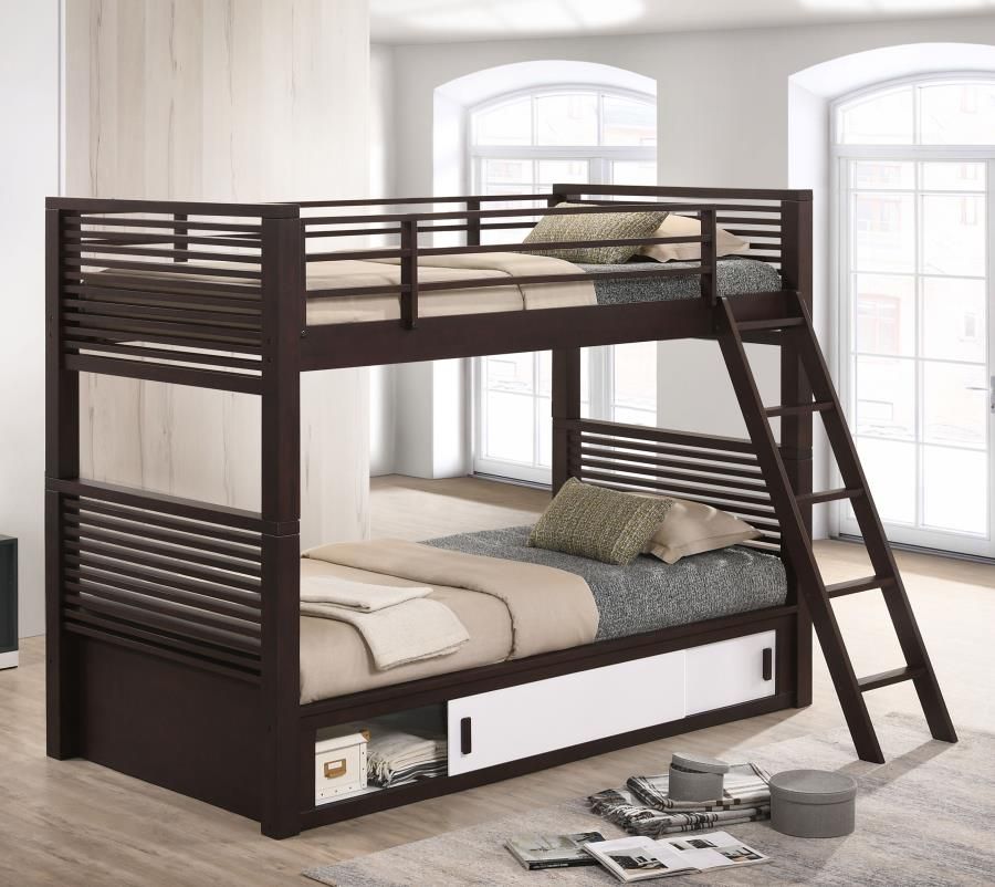 Pine Ridge Bunk Bed With Storage