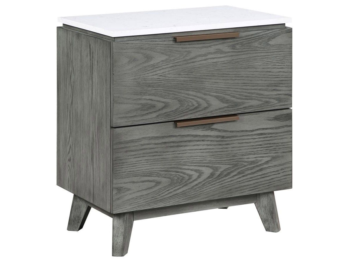 Pittsburgh Rustic Grey Finish Night Stand