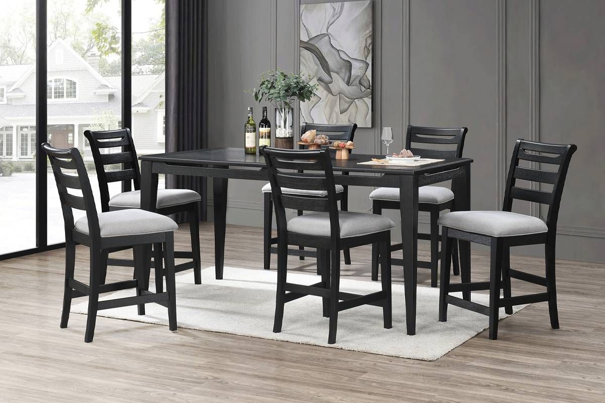 Plano 7-Piece Counter Height Dining Set