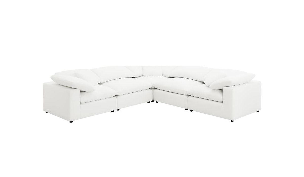 Quenti Ivory Boucle Modular Sectional