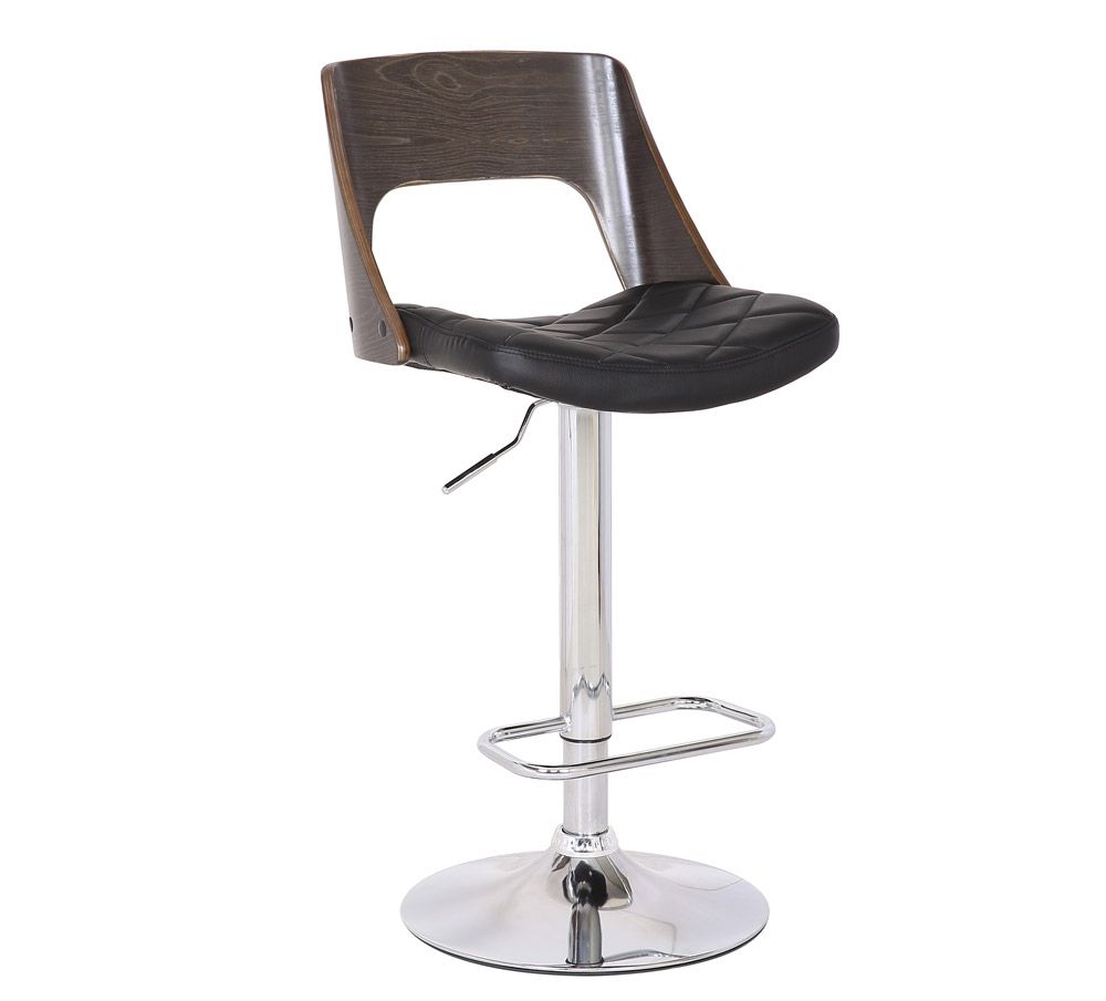 Rawley Bar Stool With Wood Backrest