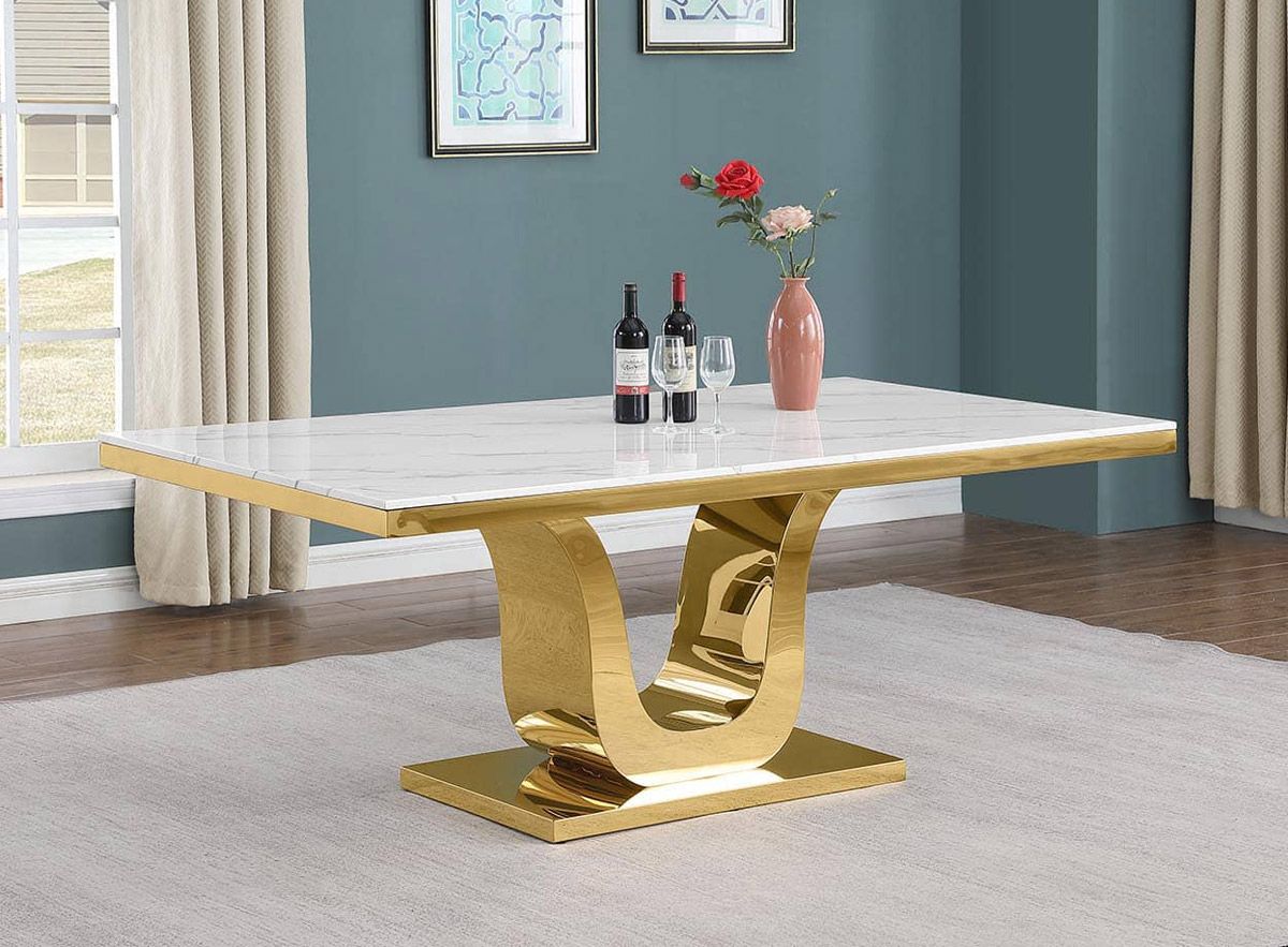 Reyna Large Marble Dining Table