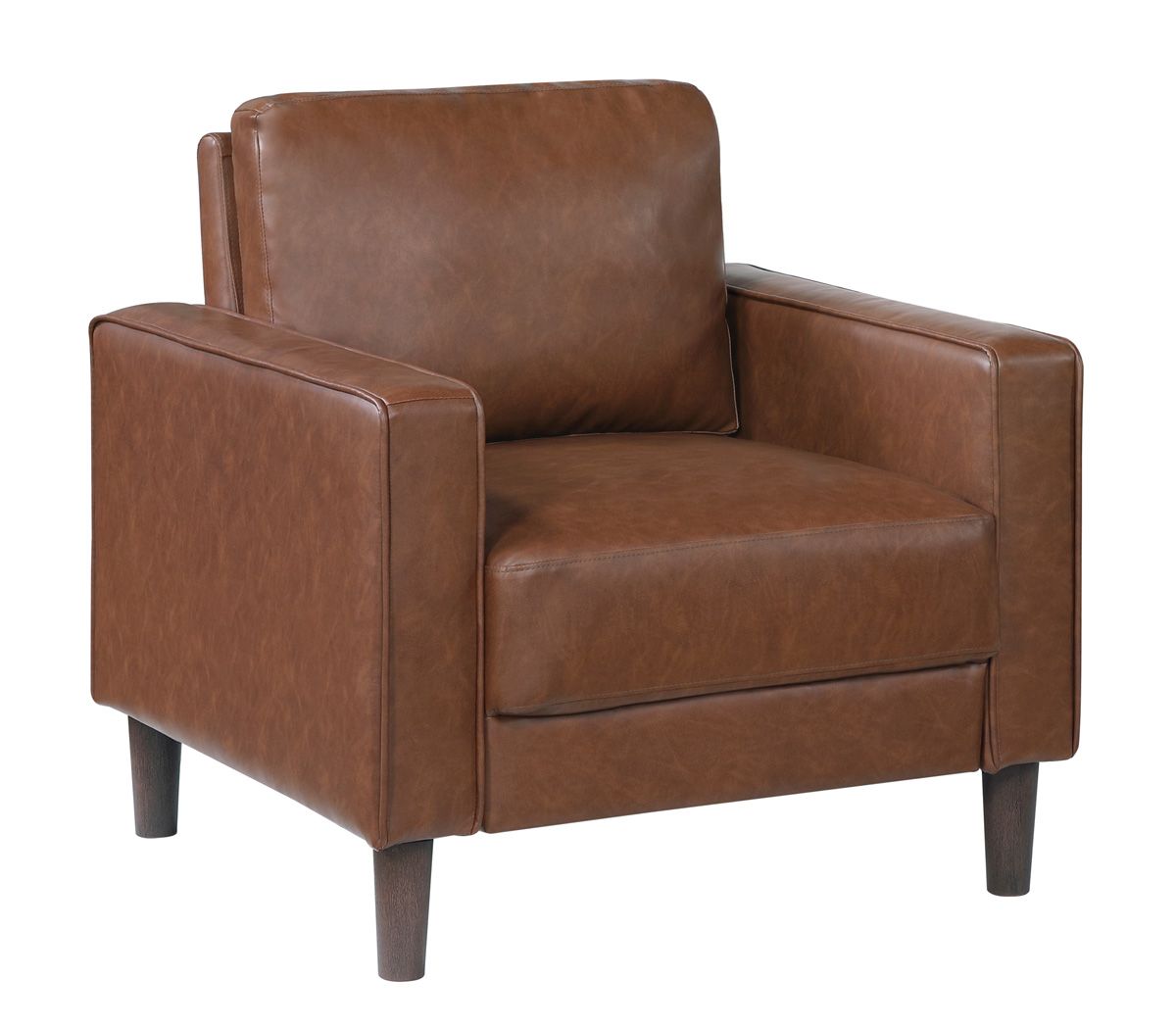 Rosario Dark Brown Leather Chair