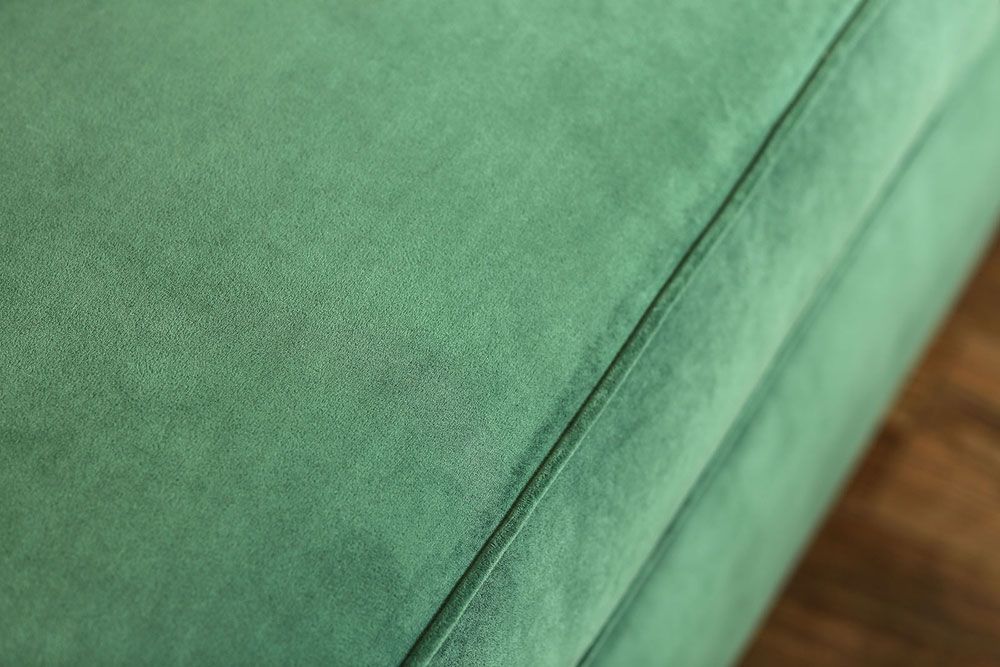 Rosenberg Emerald Green Microfiber Living Room